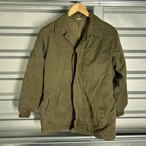 VINTAGE East German Rain Pattern Strichtarn Military Field Jacket Mens M 44